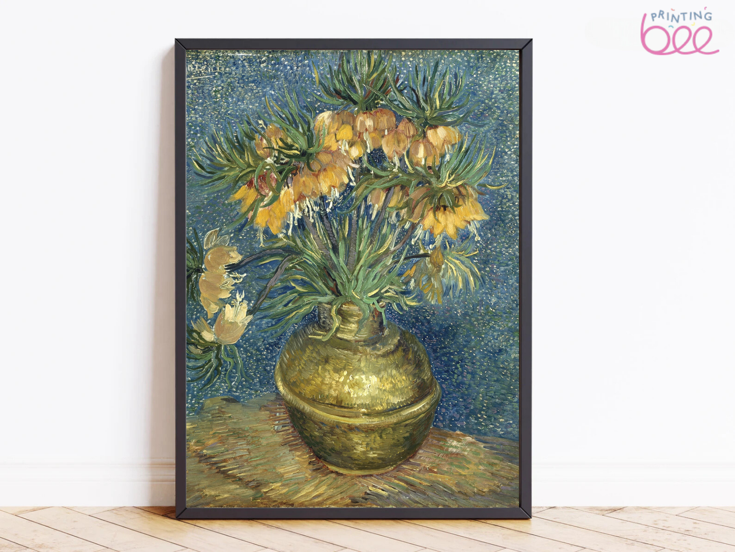 Vincent van Gogh’s “Imperial Fritillaries in a Copper Vase” – Premium Canvas Art Print