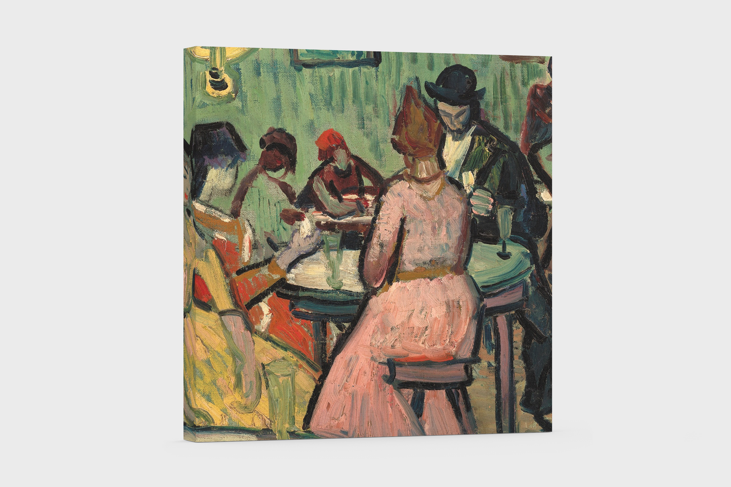 Van Gogh’s “Café Scene” – A Masterpiece of Vibrant Social Interaction