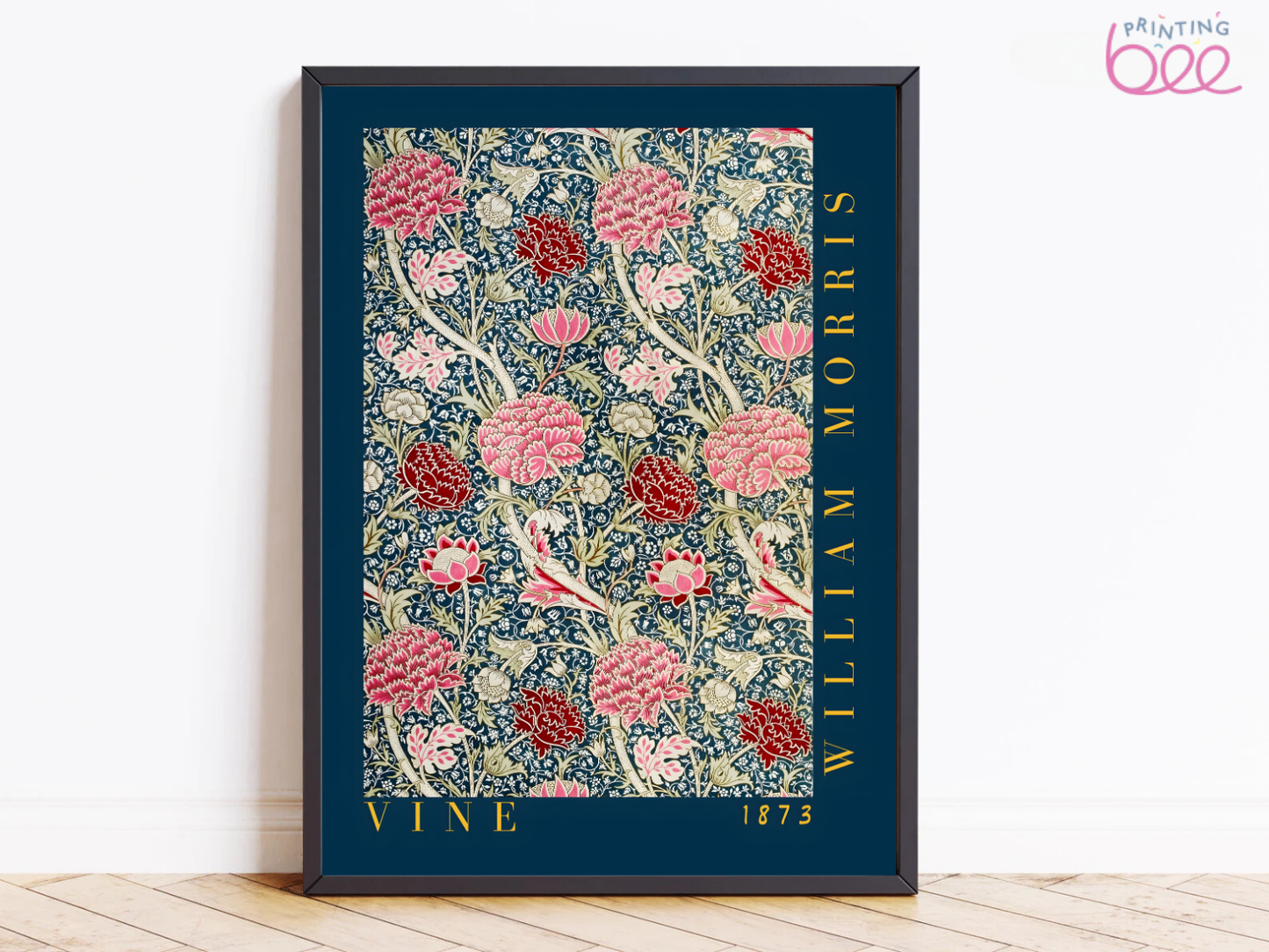 William Morris Vine Pattern (1873) – Art Print on Canvas and Paper