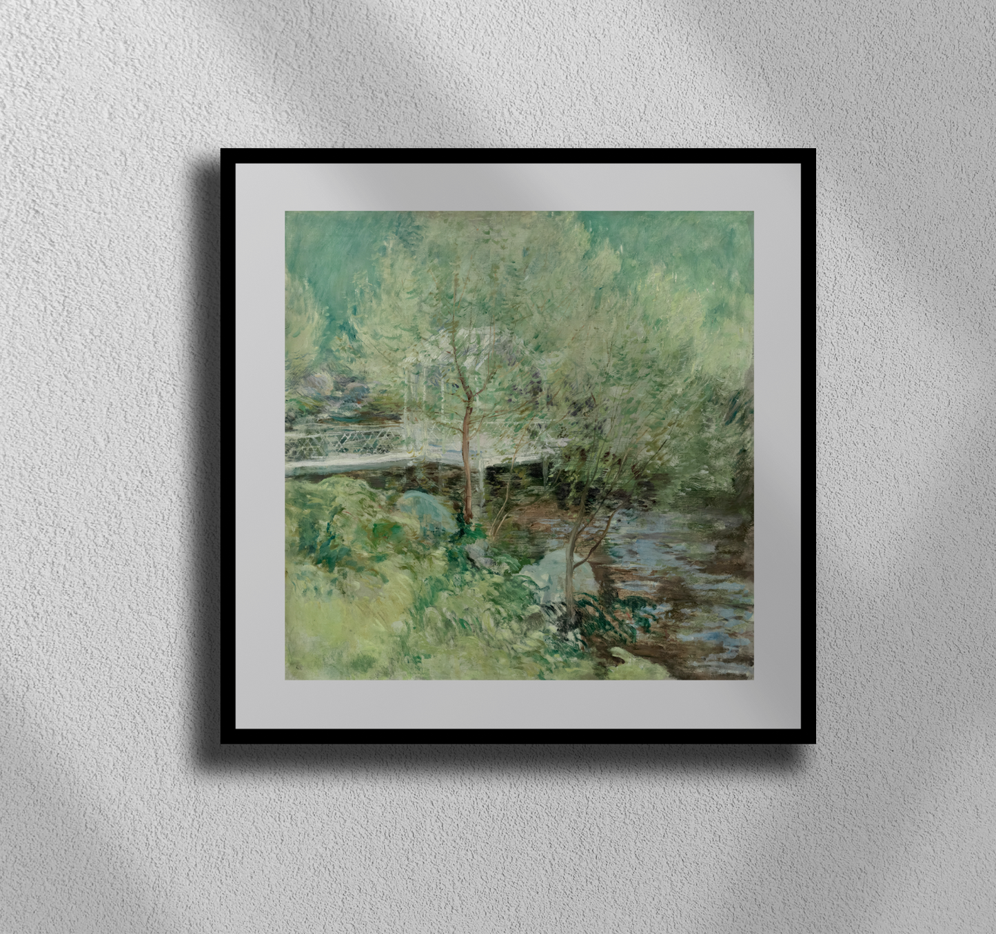 Monet's "The White Bridge" - Impressionist Canvas Art