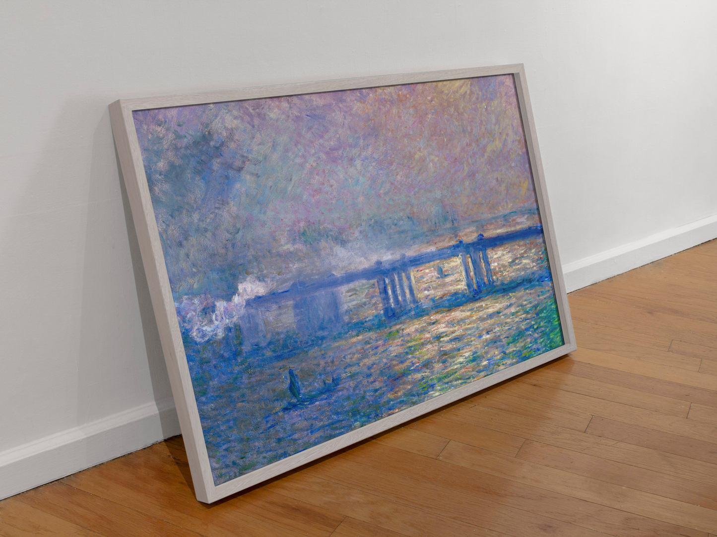 Monet’s “The Bridge at Sunset” – Enchanting Impressionist Canvas Print