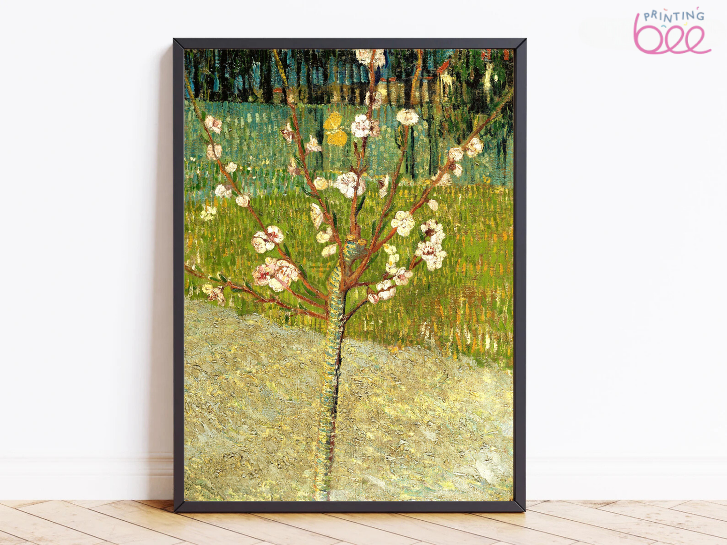 Vincent van Gogh’s "Blossoming Almond Tree" – Art Print on Canvas and Paper