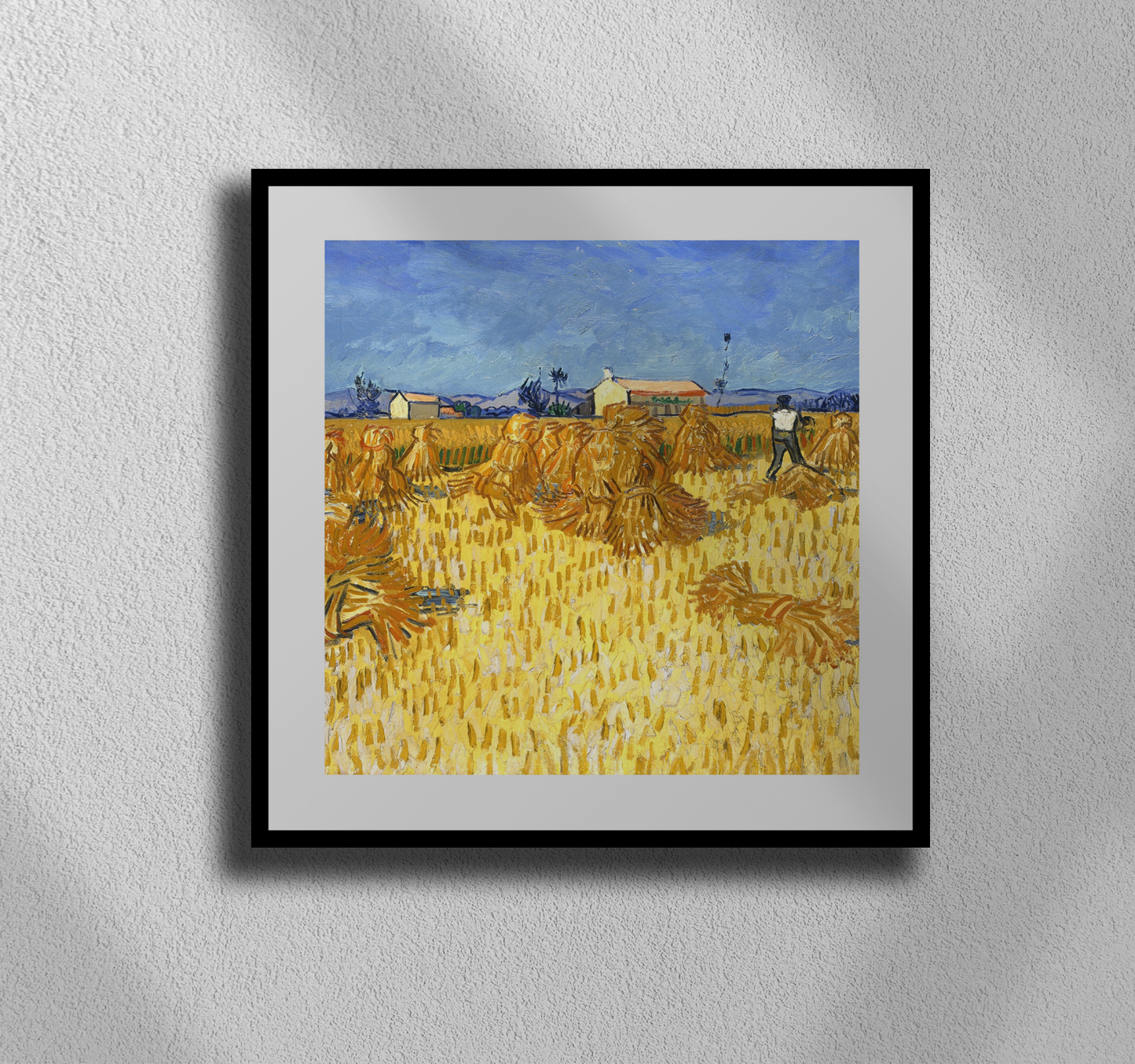 Vincent van Gogh’s “Harvest in Provence” – Canvas & Framed Art Print