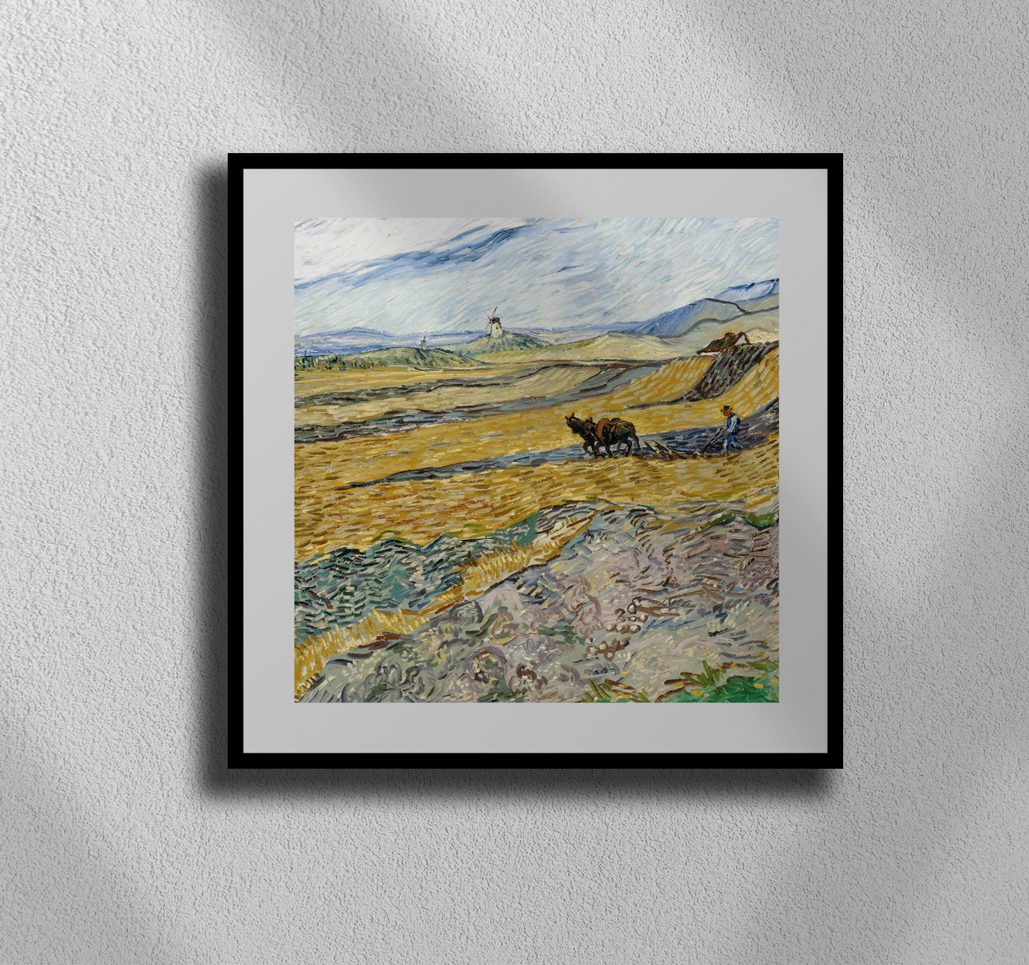Vincent van Gogh’s “The Ploughman” – Canvas Art Print