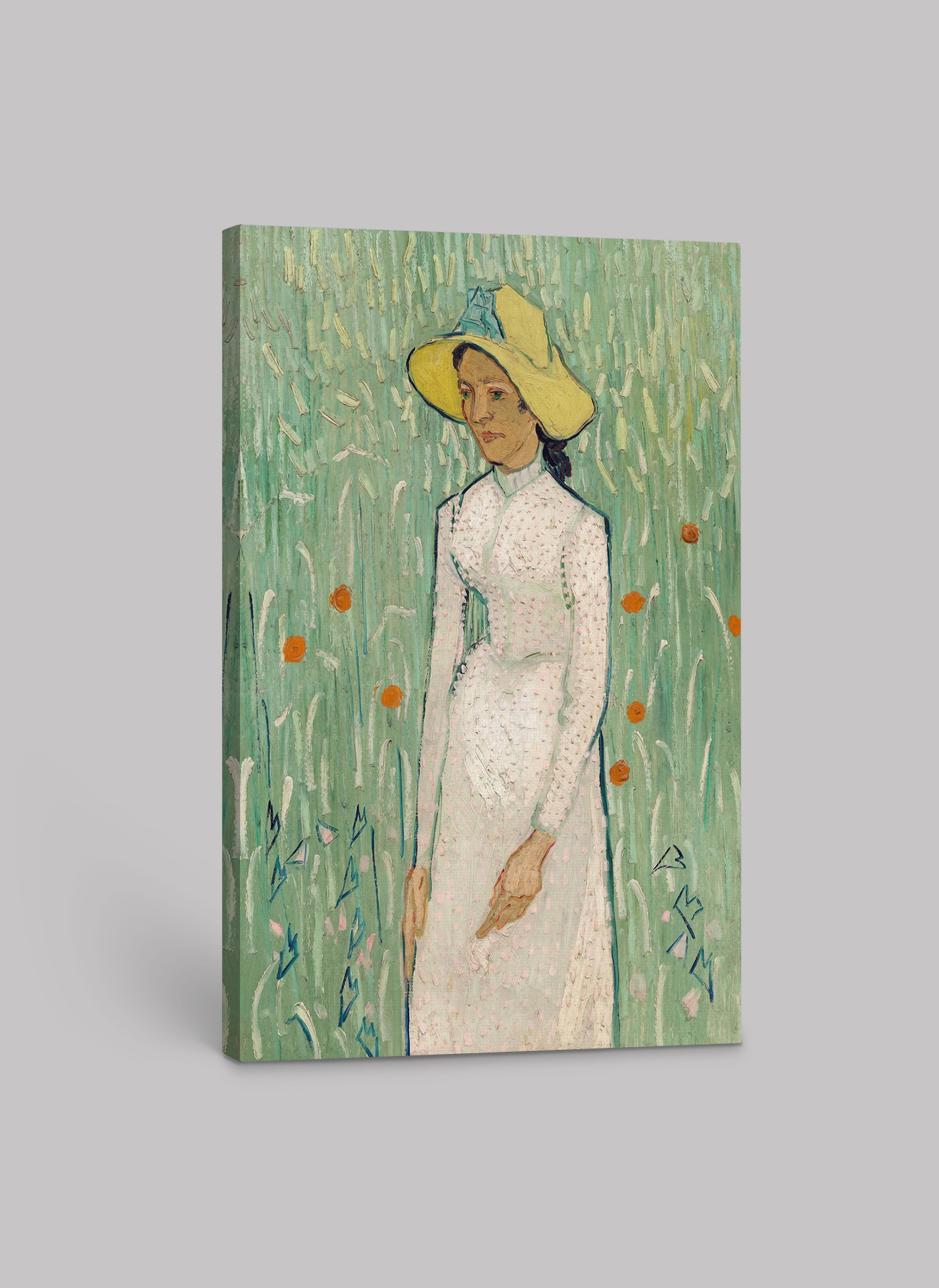 Vincent van Gogh's "Lady in White" – Art Print on Canvas and Paper