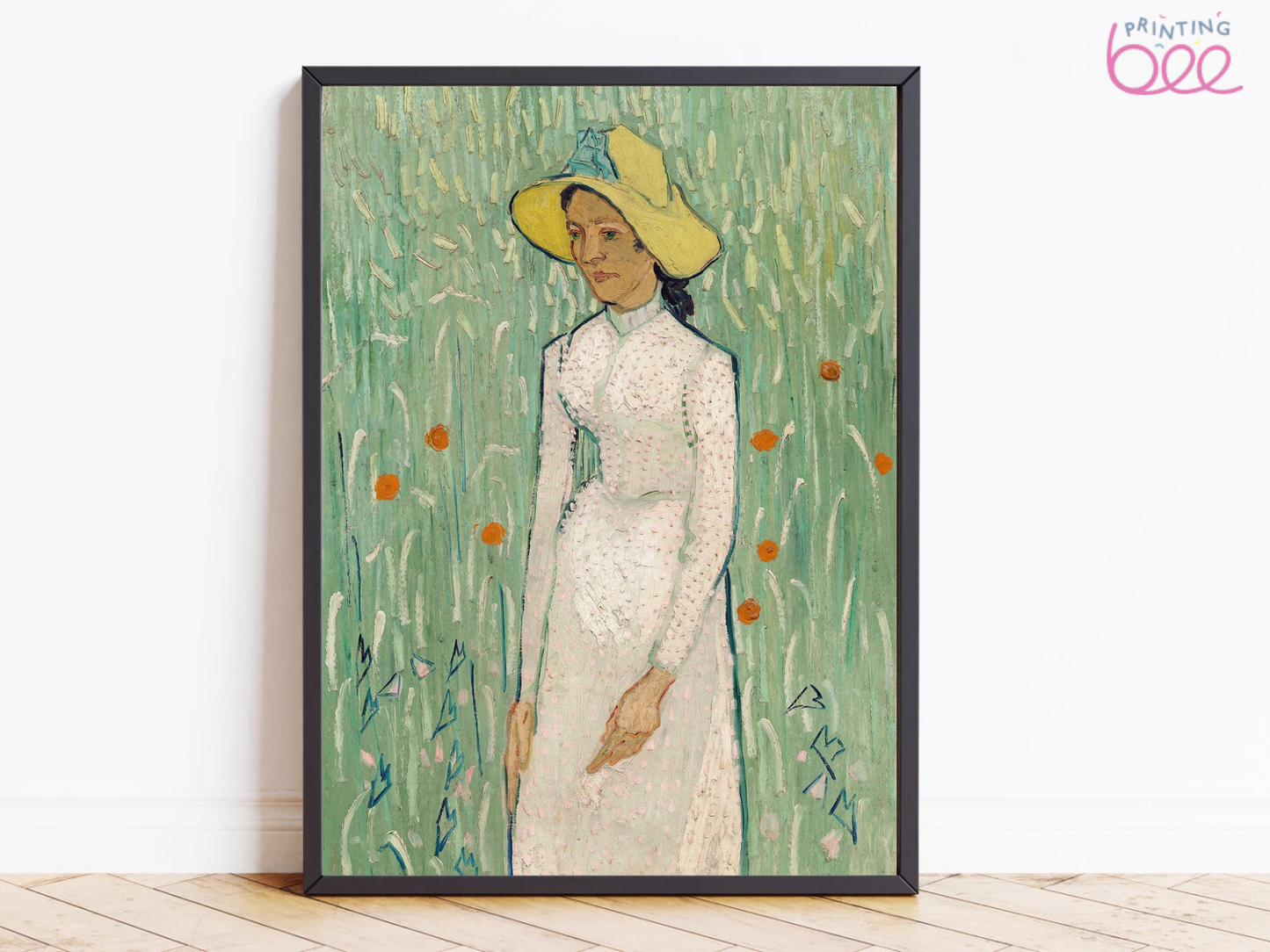 Vincent van Gogh's "Lady in White" – Art Print on Canvas and Paper