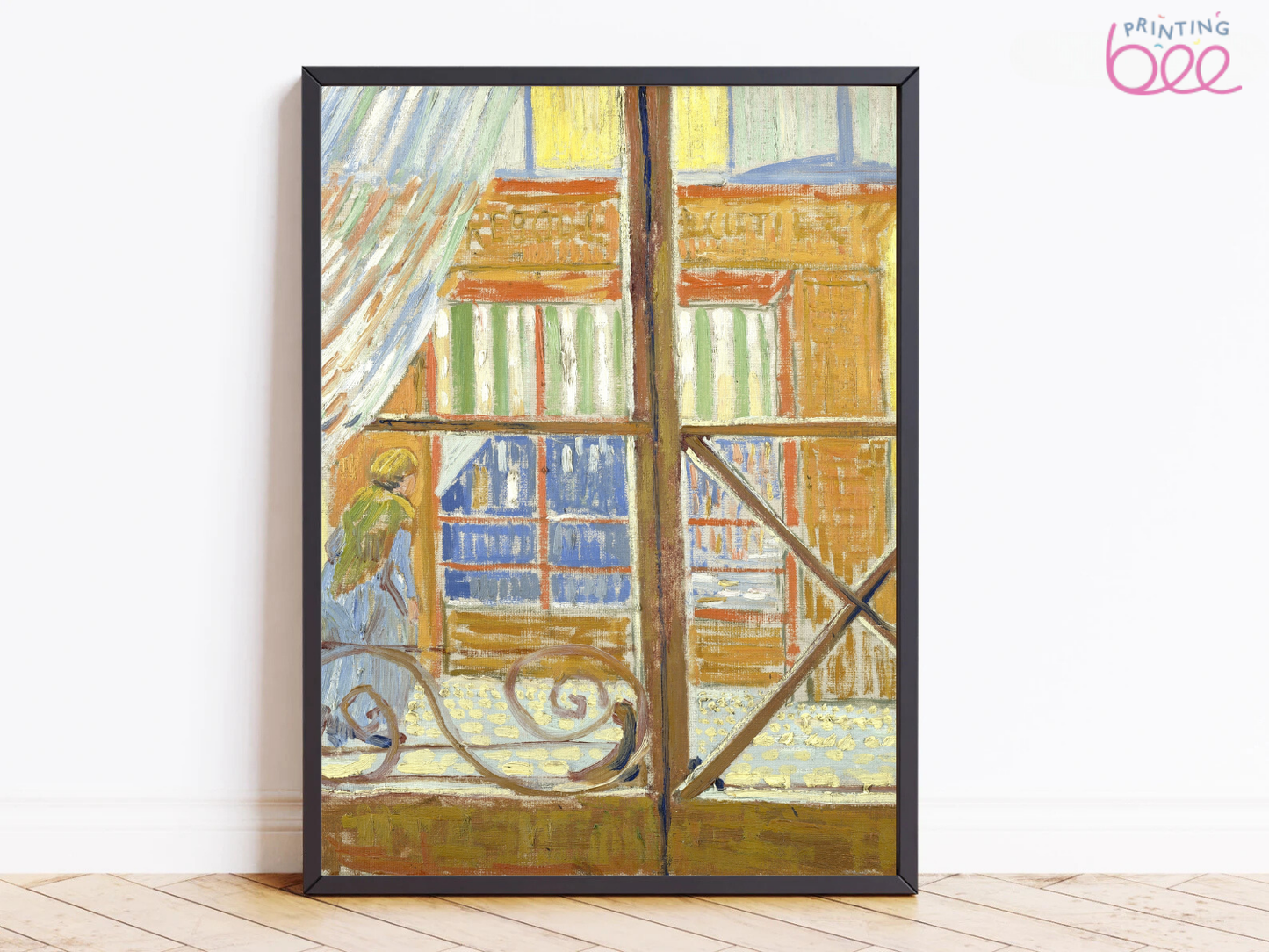 Vincent van Gogh’s “At the Window” – Premium Canvas Art Print