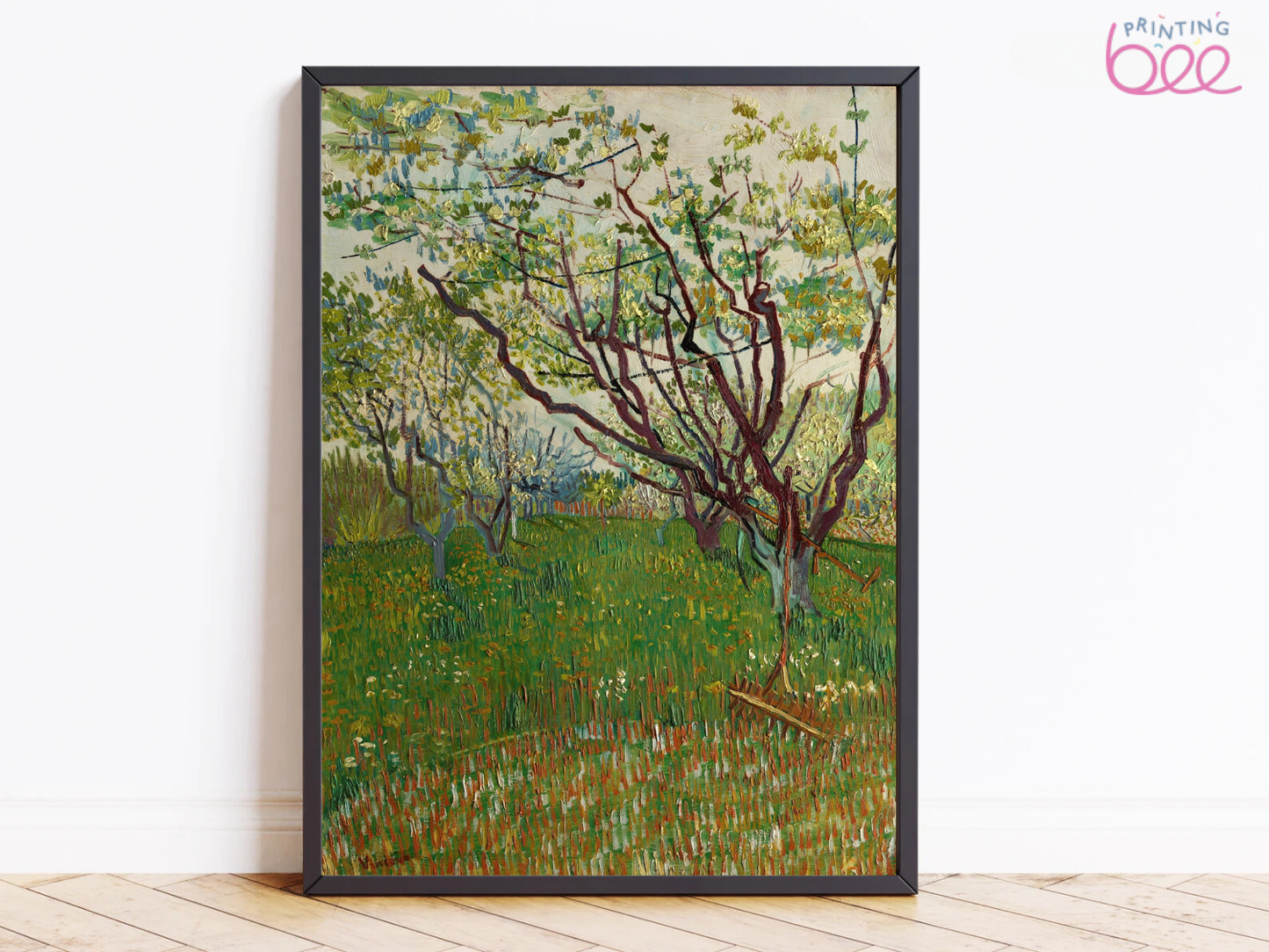 Vincent van Gogh's "Orchard in Blossom" – Framed and Canvas Art Print