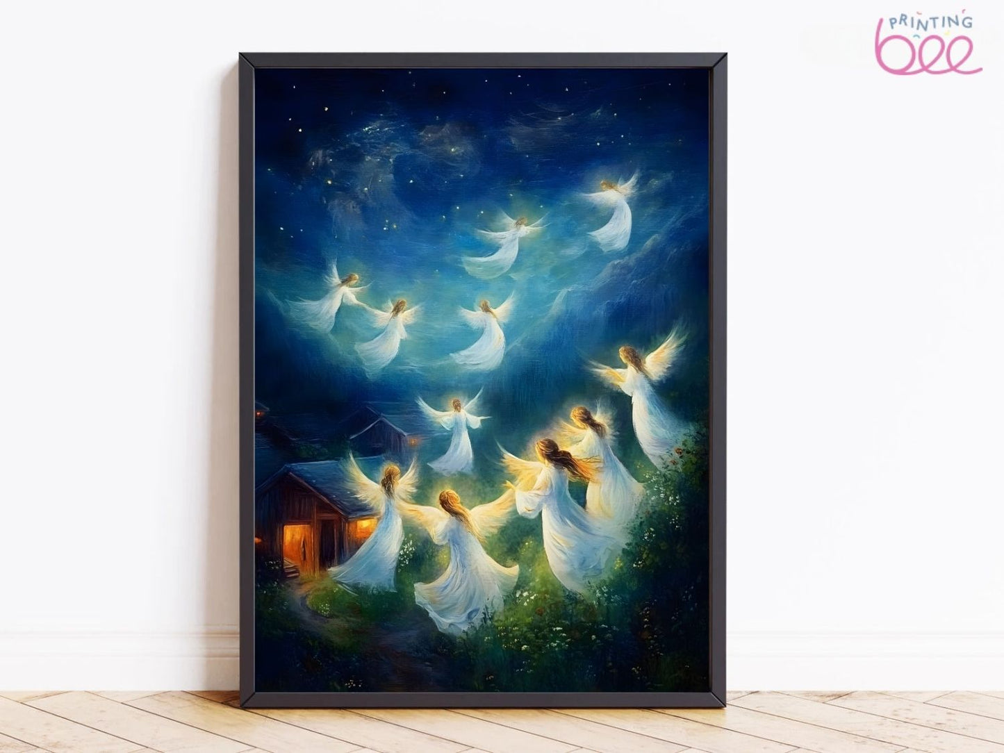 Heavenly Angels Canvas Art Print