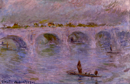 Monet's "The Bridge at Argenteuil" - Captivating Canvas Print