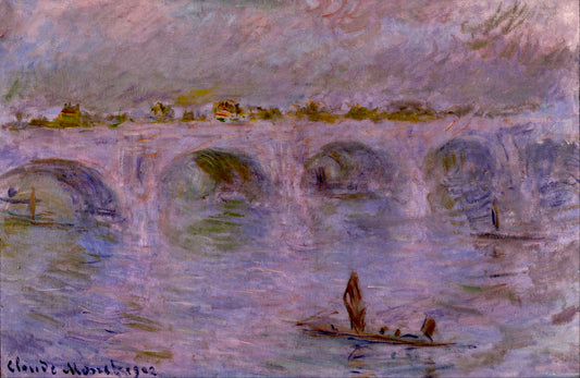 Monet's "The Bridge at Argenteuil" - Captivating Canvas Print