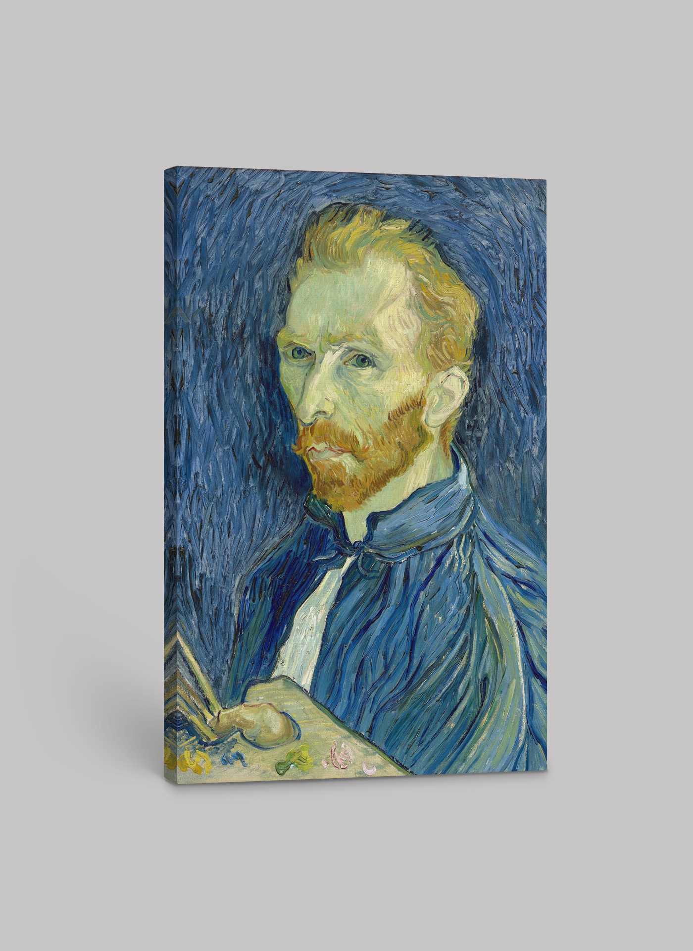 Vincent van Gogh’s "Self-Portrait with Palette" – Canvas Art Print