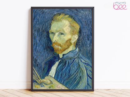 Vincent van Gogh’s "Self-Portrait with Palette" – Canvas Art Print