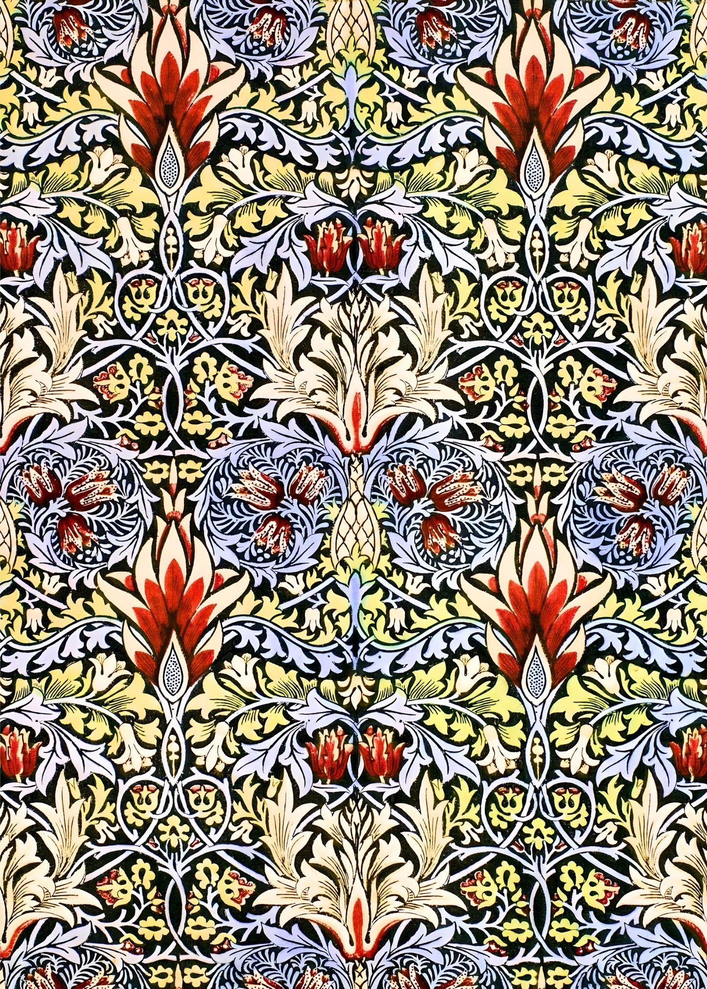 William Morris Snakeshead Pattern (1876) – Art Print on Canvas and Paper