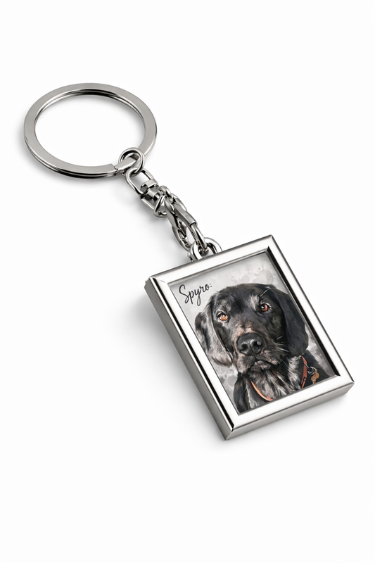 Custom Portrait Keyring