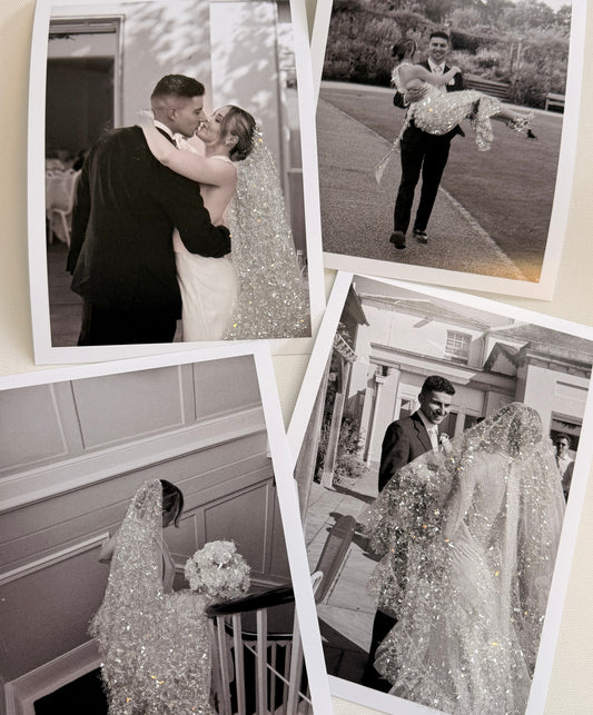 Personalised Diamond Dust Glitter Print | Photo Print or Framed